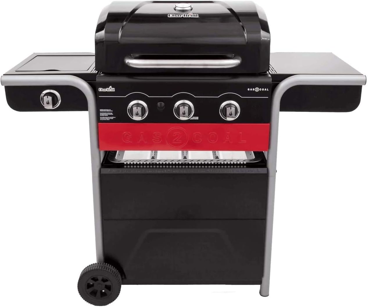 Barbecue hybride gaz et charbon Char-Broil Gas2Coal 330
