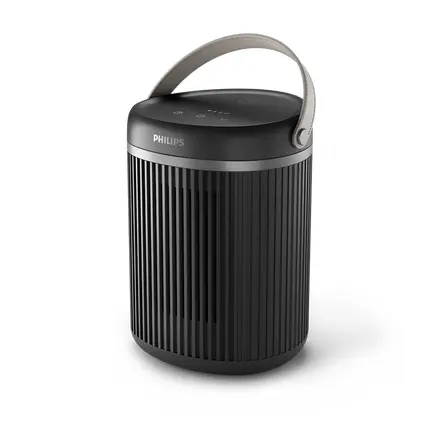 Chauffage céramique compact Philips CX3120 Série 3000 gris foncé avec poignée de transport